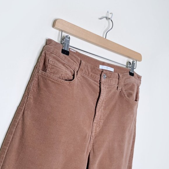 ⚡️SOLD⚡️ 7 for all mankind alexa cropped straight leg corduroy pants - size 29 - Picture 9 of 10